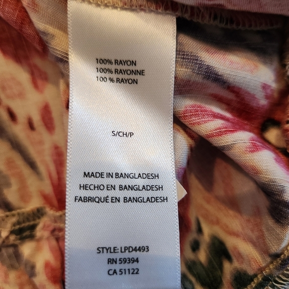 BeachLunchLounge NEW Skylar Paisley Floral Sundress Coral Red  NWT Womens Small - Picture 9 of 10